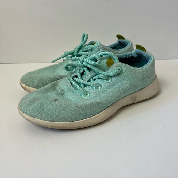 Allbirds Light Blue Wool Runner Mizzle Women's 8 - Picture 1 of 11